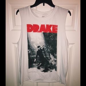 Drake printed tank top